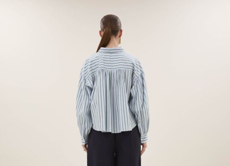 SARAH SHORT SEA BLOUSE 467 green sea s