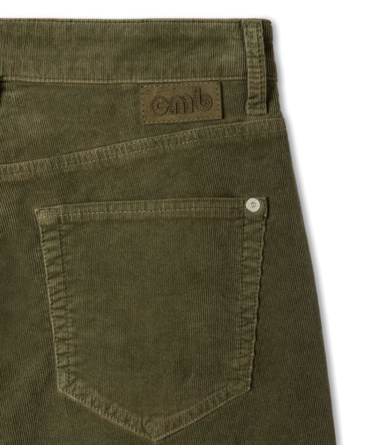 comfort stretch cord pigment dyed 641 evergreen