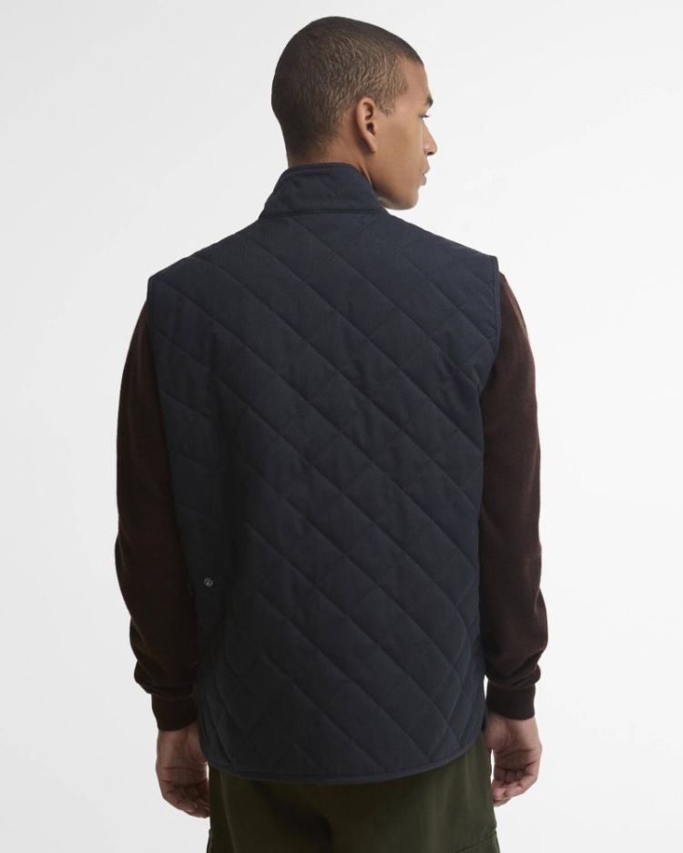 BARBOUR LUX LOWERDALE GILET NY92 DARK NAVY 