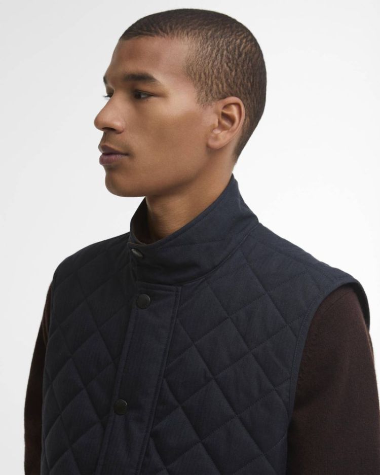 BARBOUR LUX LOWERDALE GILET NY92 DARK NAVY 
