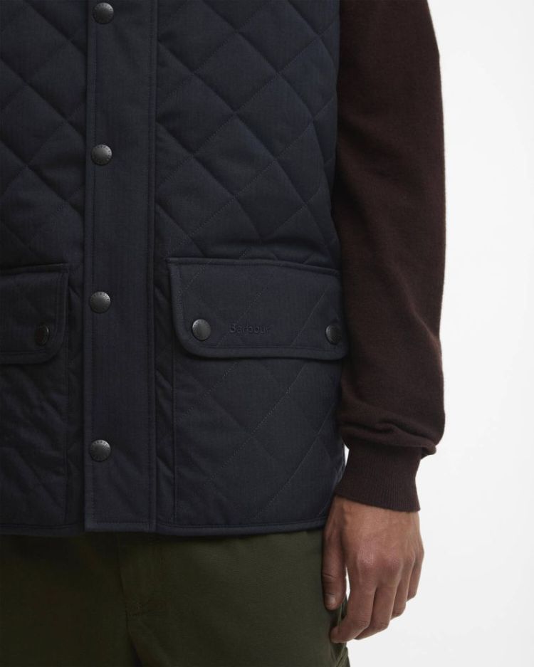 BARBOUR LUX LOWERDALE GILET NY92 DARK NAVY 