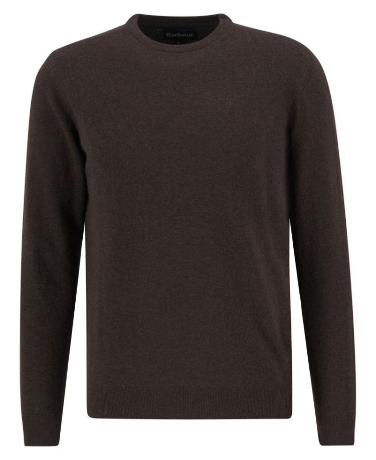 BARBOUR ESSENTIAL L-WOOL CREW NECK SWEATER SOS - BR17 DARK