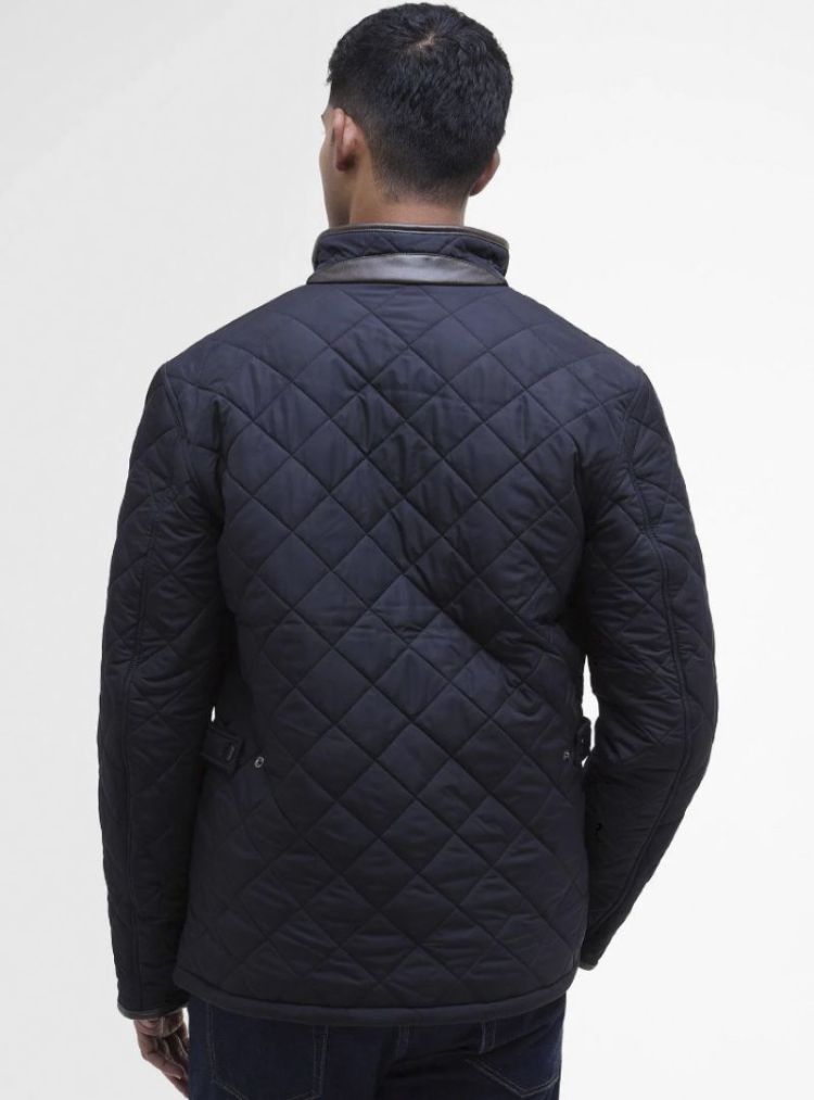 BARBOUR POWELL QUILTED JACKET NOS - NY71 NAVY
