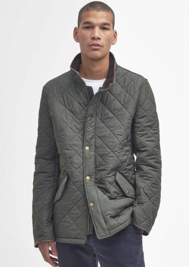BARBOUR POWELL QUILTED JACKET SOS - GN72 SAGE