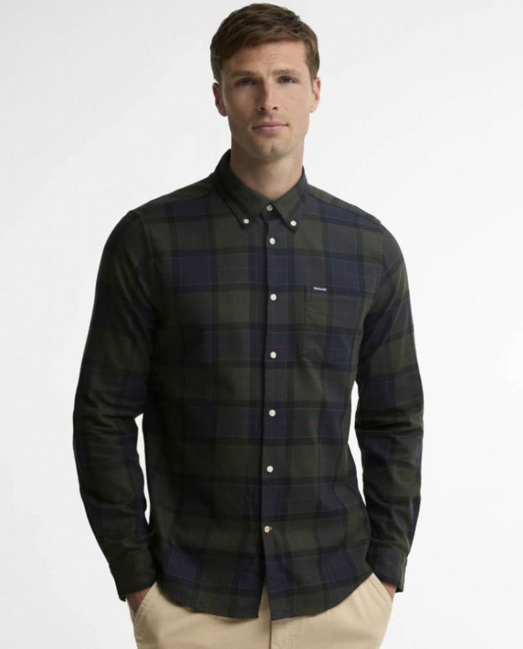 BARBOUR FORTROSE TAILORED TARTAN SHIRT TN43 SHADOW CLA