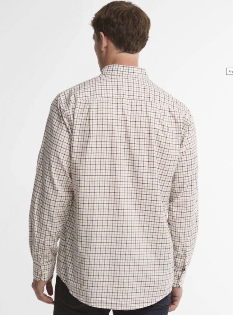 BARBOUR PRESTON REGULAR TATTERSALL SHIRT RE86 DARK BORDE