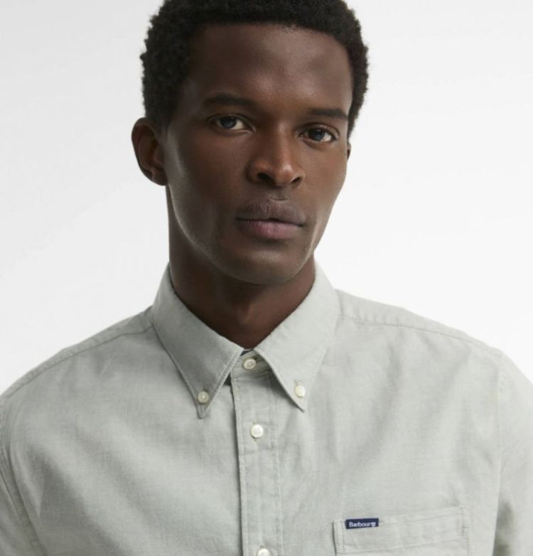 BARBOUR MARSDEN TAILORED OXFORD SHIRT GN49 AGAVE GREE