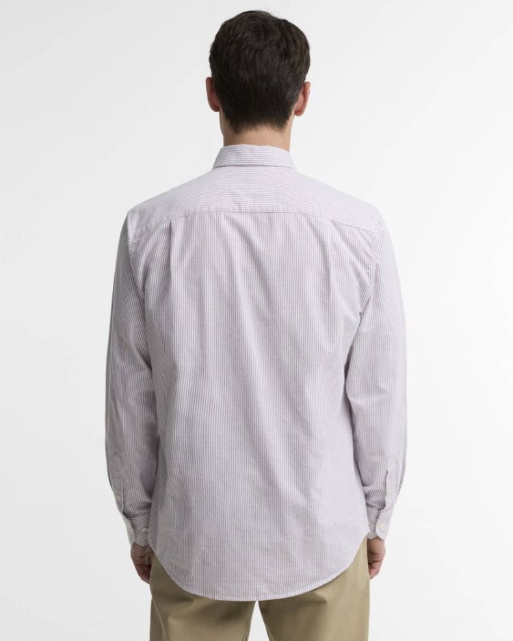 BARBOUR SHELDANE REGULAR FIT STRIPED SHIRT PI31 MAUVE