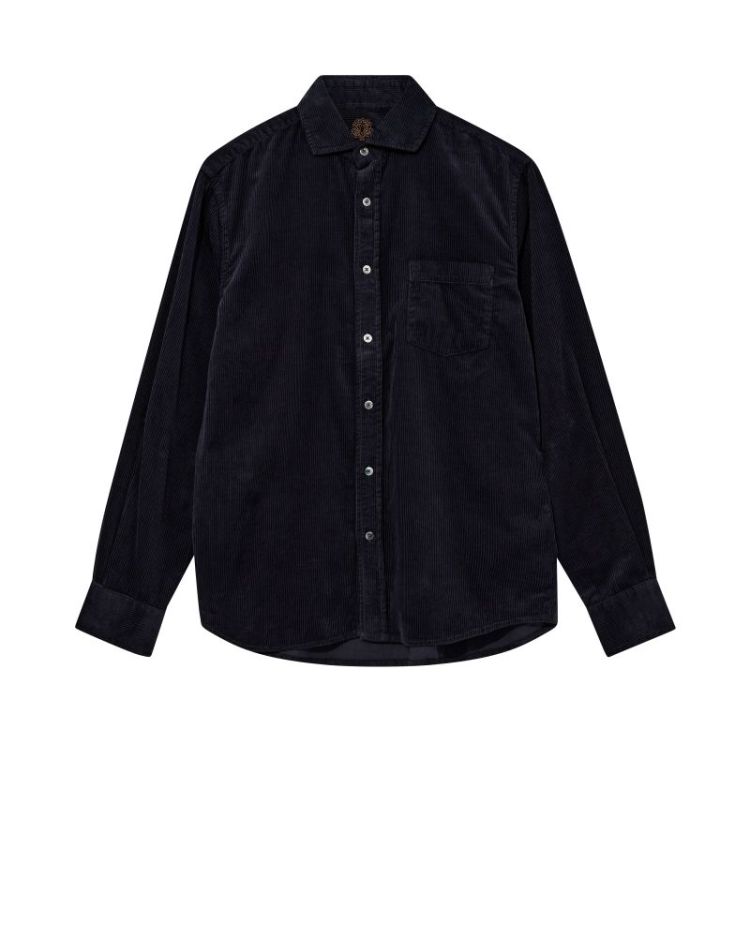ALDEN CORDUROY SHIRT 469 Navy