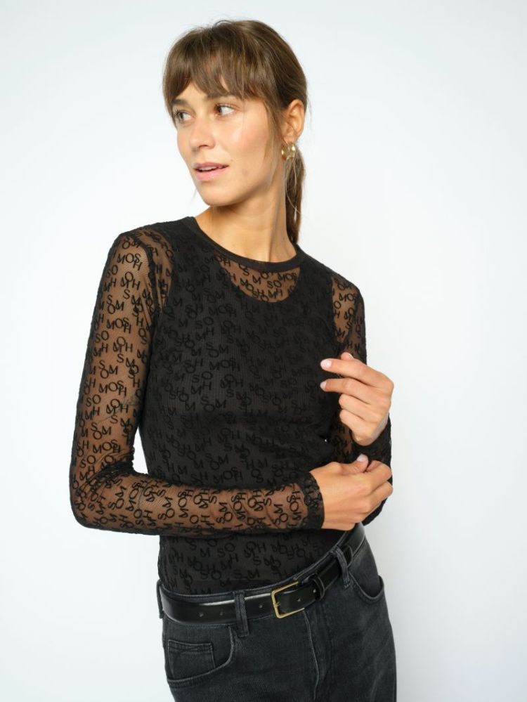 LORETTA MONO MESH BLOUSE 160 Delicioso