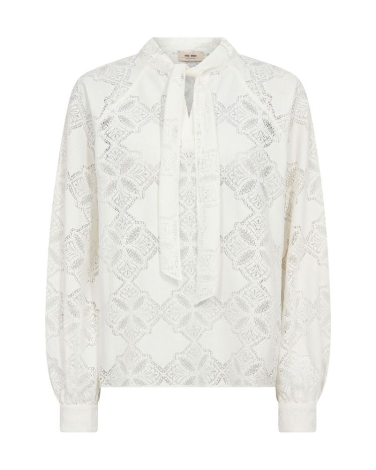 TAMLYN LACE BLOUSE 180 Ecru