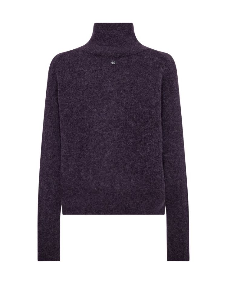 THORA KNIT ZIP CARDIGAN 292 Sweet Grape
