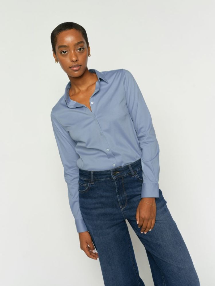 TINA JERSEY SHIRT 406 Light Blue