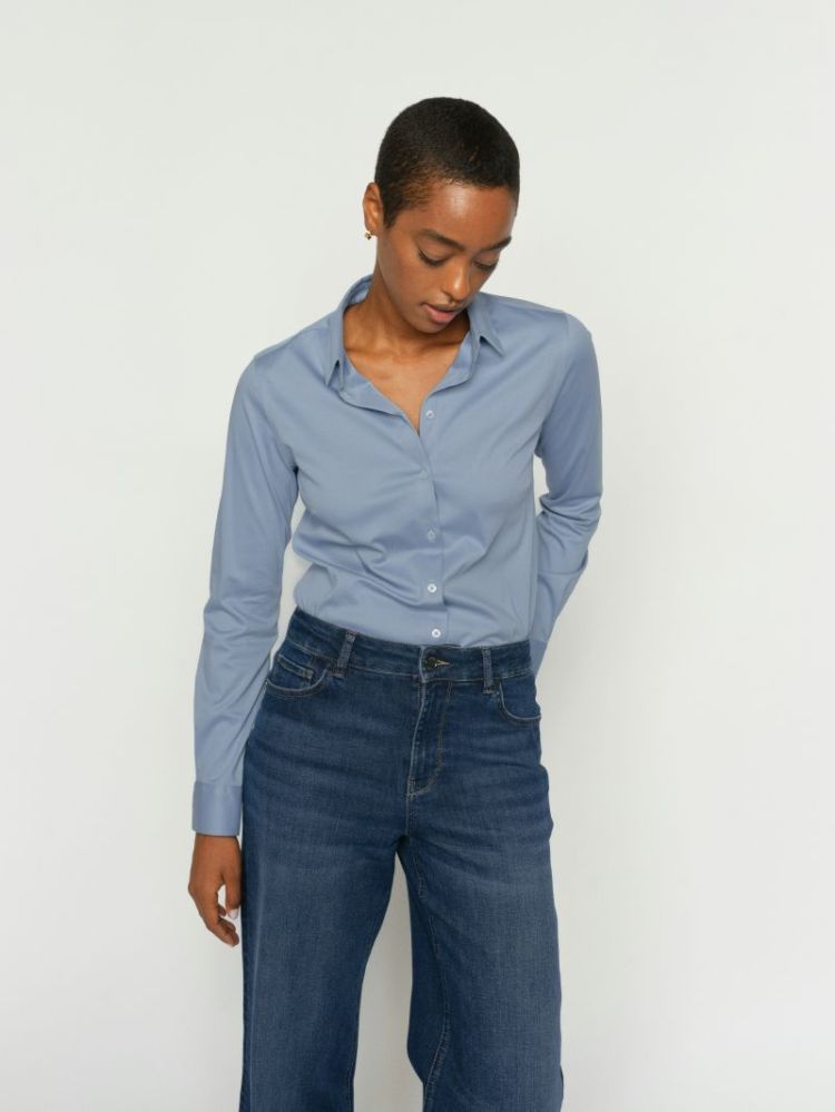 TINA JERSEY SHIRT 406 Light Blue