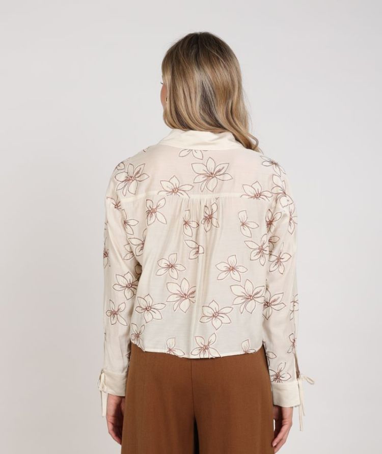 BAILEY BLOUSE FLOWER 9 Sand