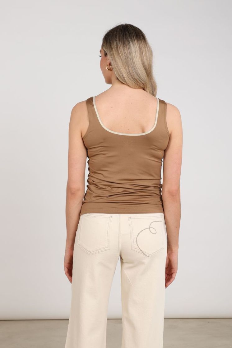 JUBA SINGLET 398 Taupe/Gold