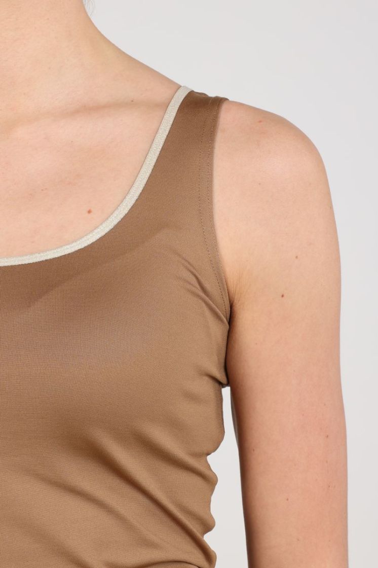 JUBA SINGLET 398 Taupe/Gold