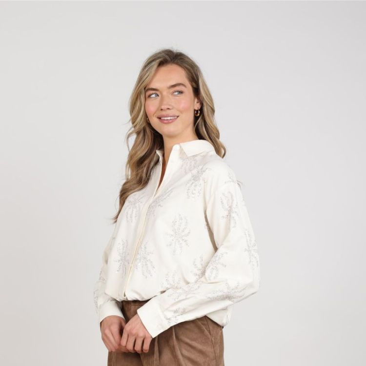 ASTER BLOUSE PAILLET 17 Off White
