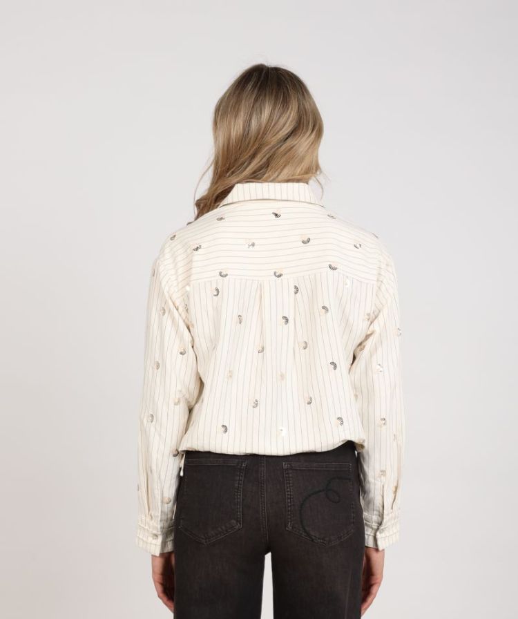 AALIYA BLOUSE PAILLET 17 Off White