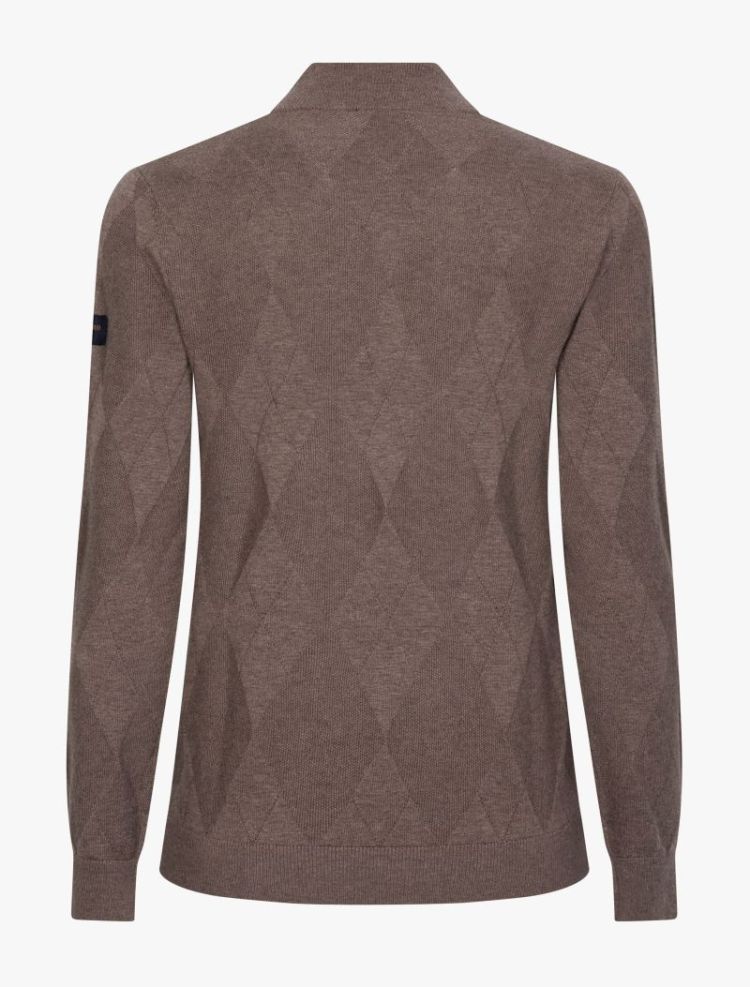 ARGEGNO HALF ZIP PULLOVER 880000 Dark Tau