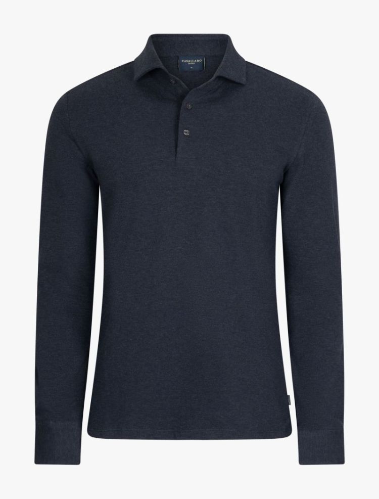 CAMICIA POLO LS 699006 Dark Blu