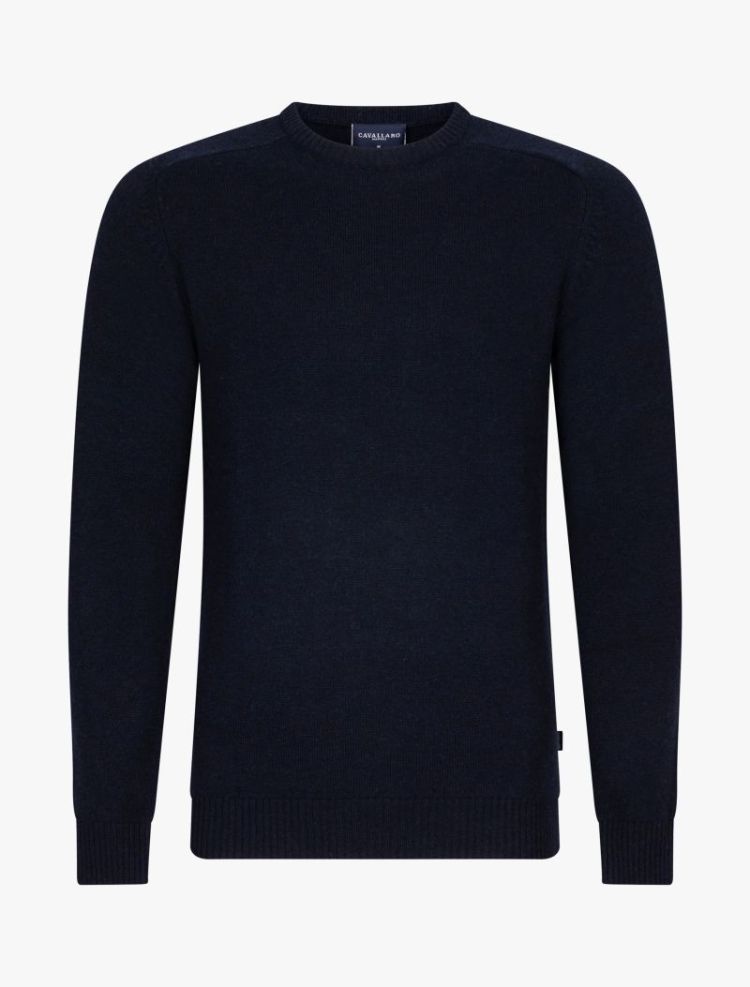 SANMORI ROUND NECK PULLOVER 699000 Dark Blu