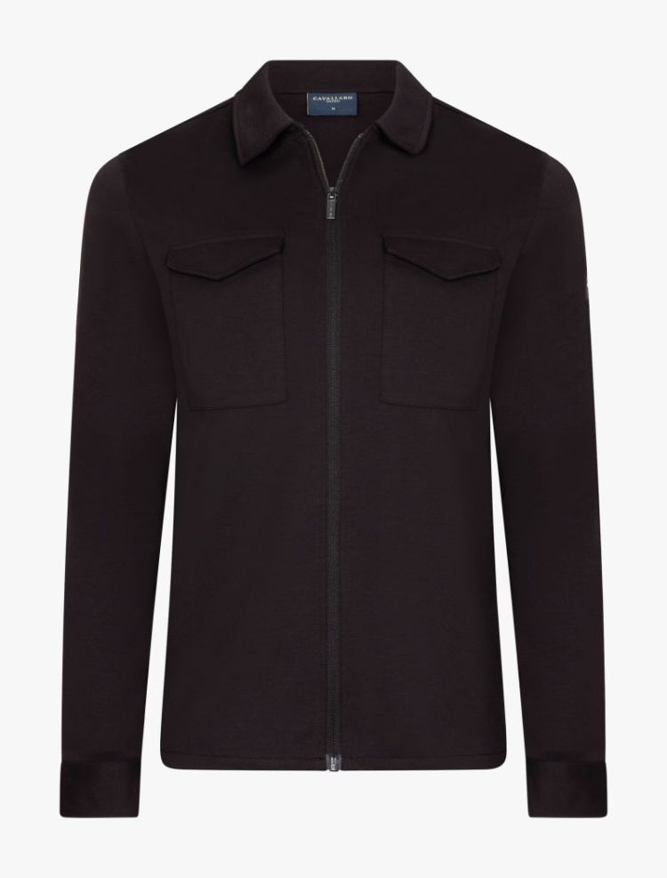 ZERADINO MELANGE OVERSHIRT 898006 Dark Bro