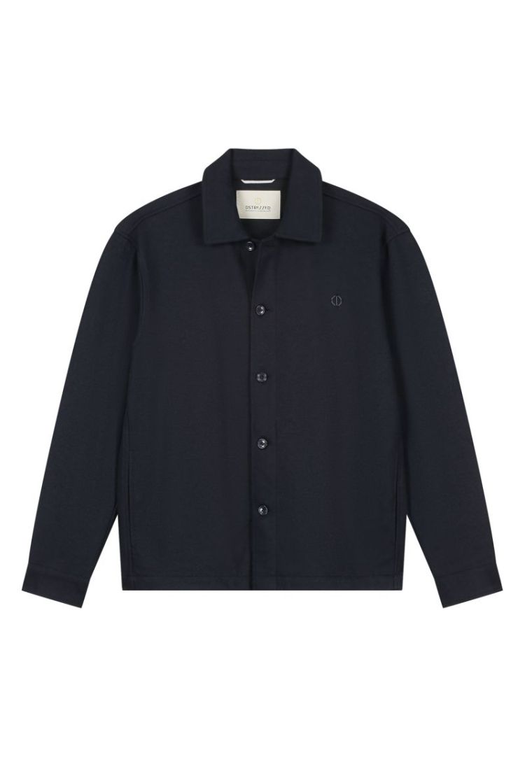 CALLUM BONDED OVERSHIRT 649 Dk. Navy