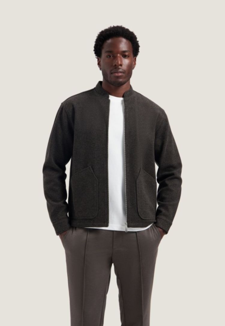 COLE BOMBER 799 Dk. Brown