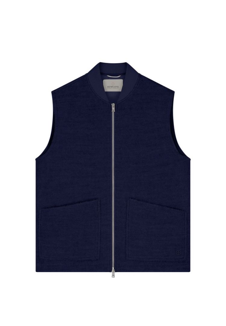NILS TEDDY VEST 649 Dk. Navy