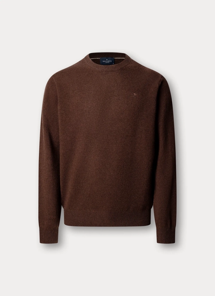 lambswool crew 851 ebony b