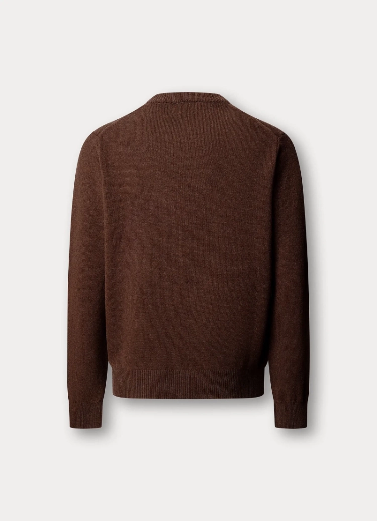 lambswool crew 851 ebony b