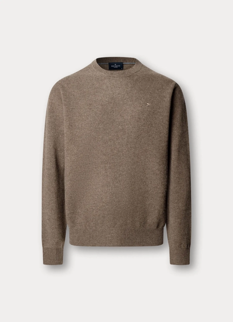 lambswool crew 831 putty b