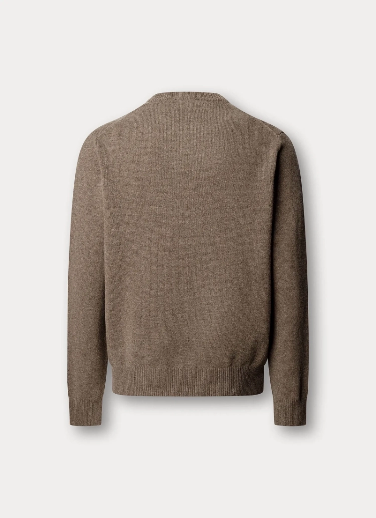 lambswool crew 831 putty b