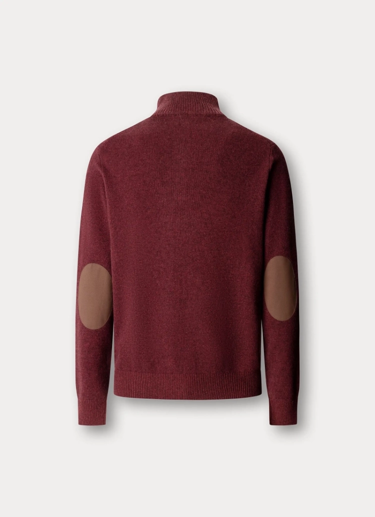 lambswool hzip 283 oxblood