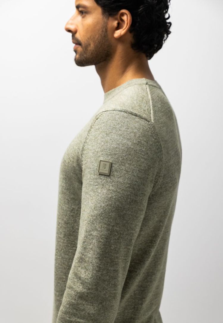 Pullovers 3719 mosgroen G