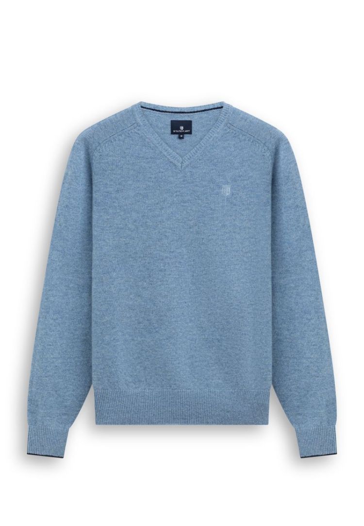 Pullovers 5600 grijsblauw