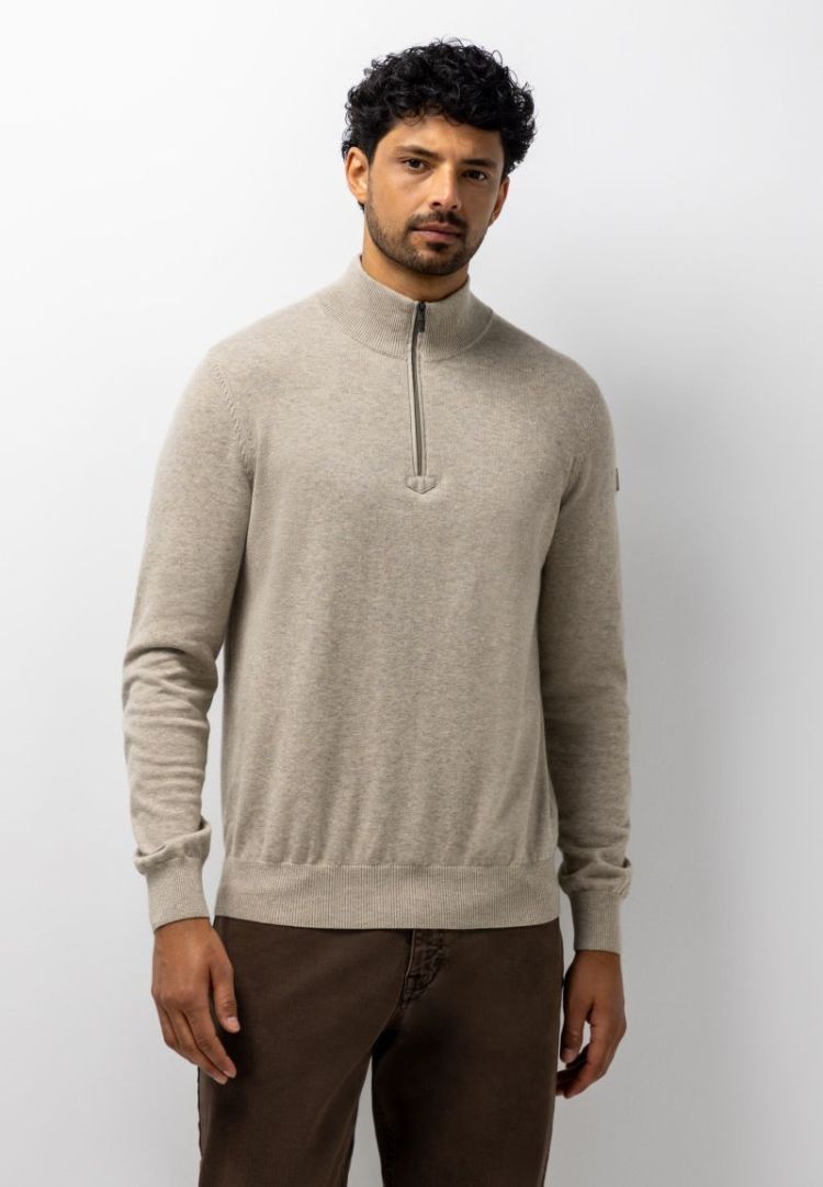 Pullovers 8700 taupe uni