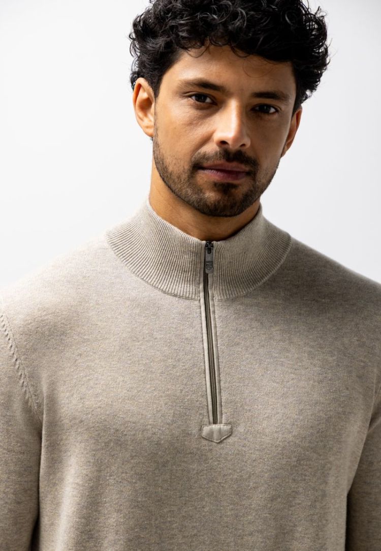Pullovers 8700 taupe uni