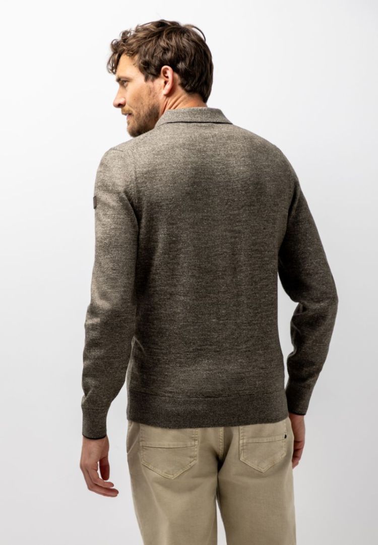 Pullovers 8919 donkerbrui