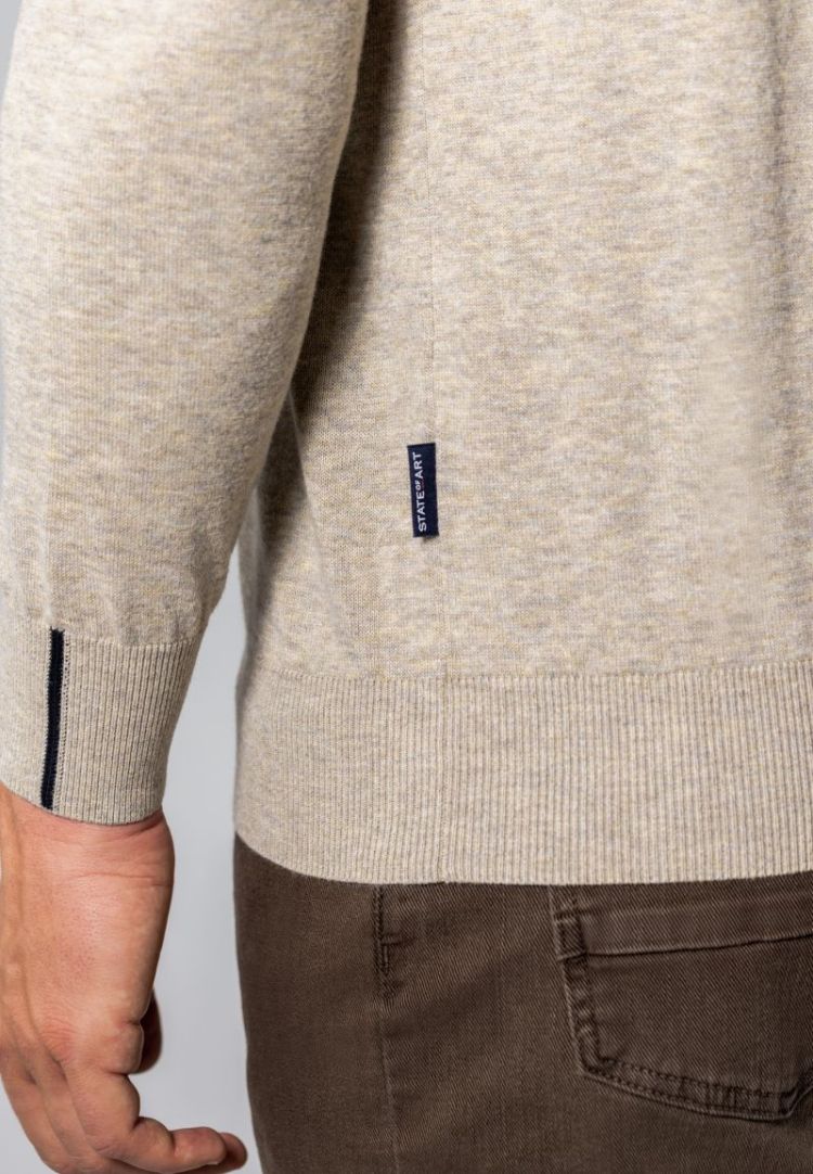 Pullovers 8700 taupe uni