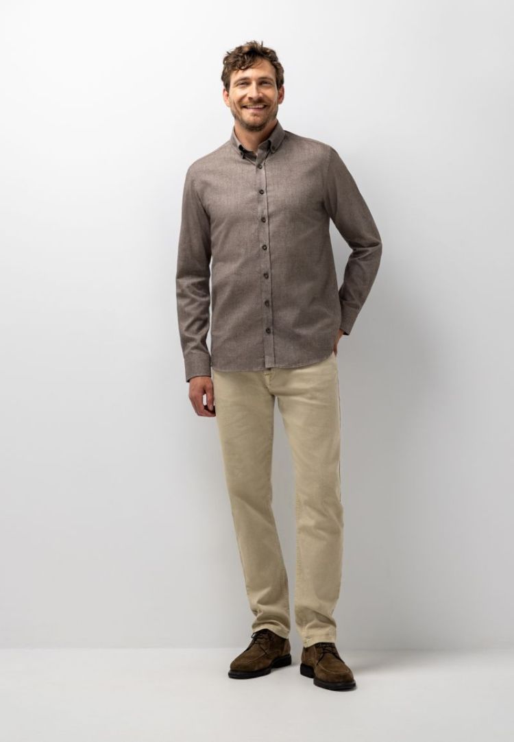 Shirts LM 8911 donkerbrui
