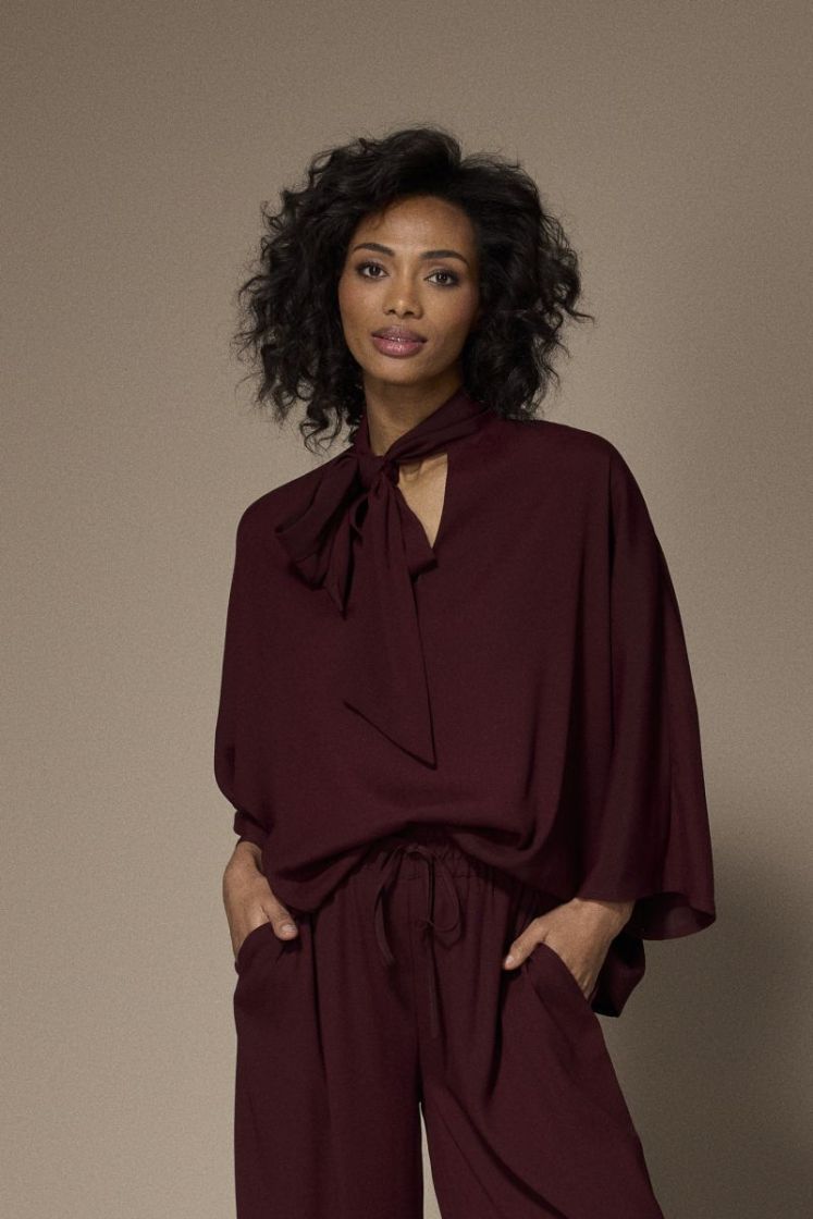 GALA BLOUSE 037 Burgundy