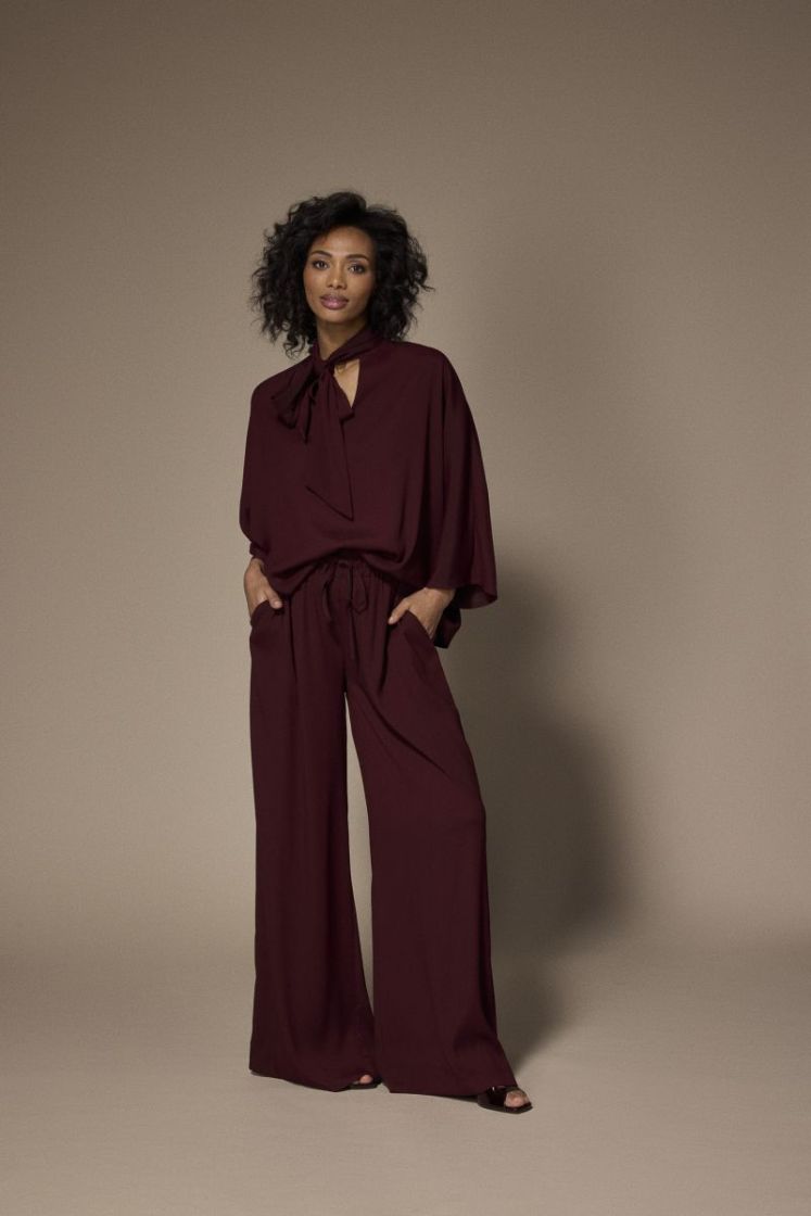 GALA BLOUSE 037 Burgundy