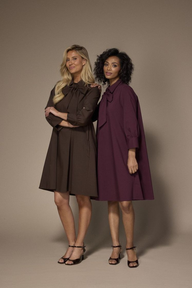 SIENNA DRESS 040 Brown