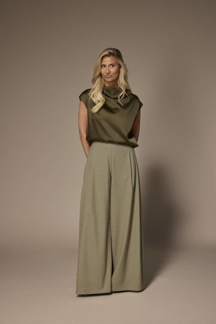 ODESSA PANTS 121 Green check