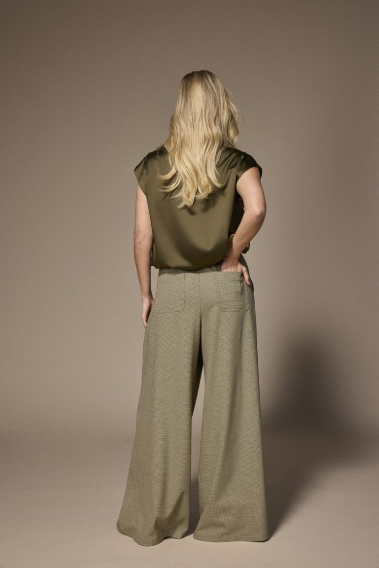 ODESSA PANTS 121 Green check