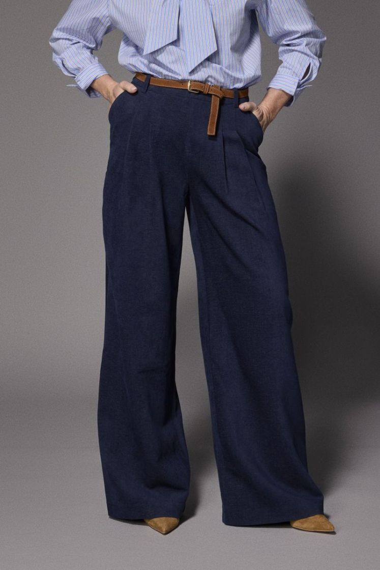 ORELIE PANTS 011 Navy
