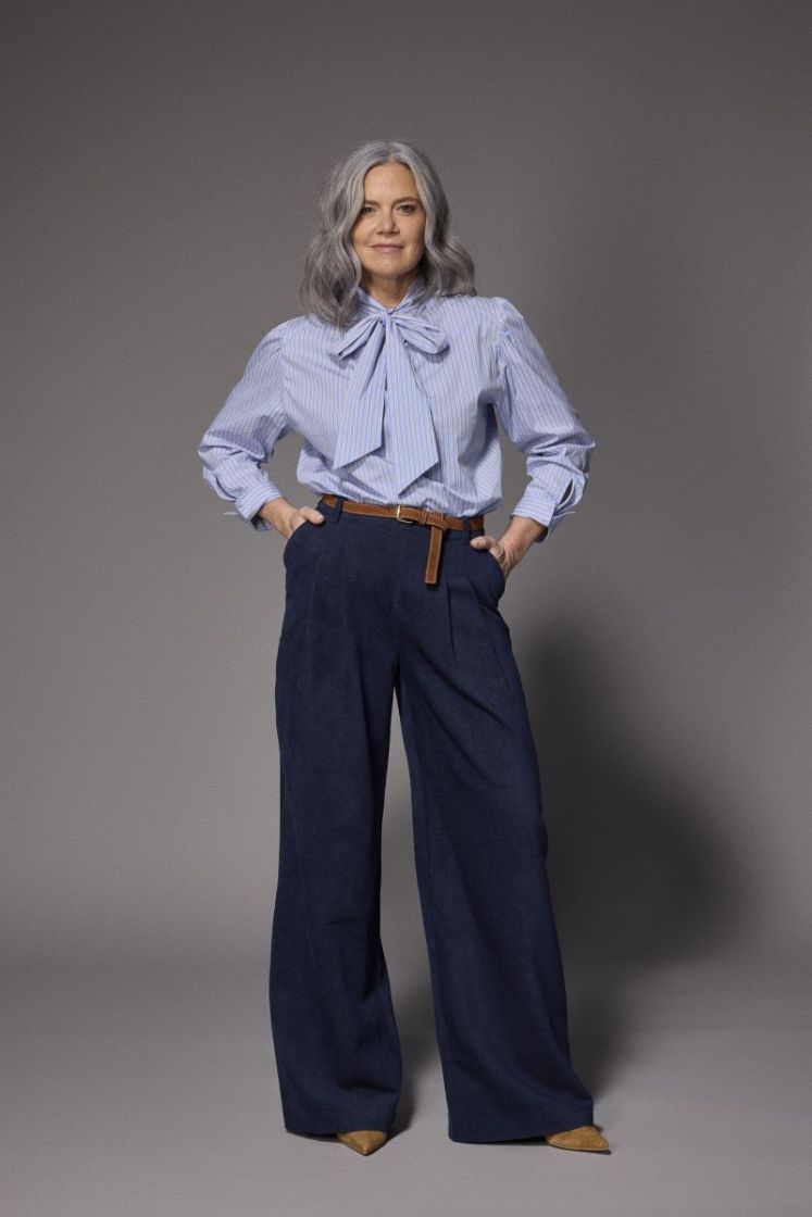 ORELIE PANTS 011 Navy