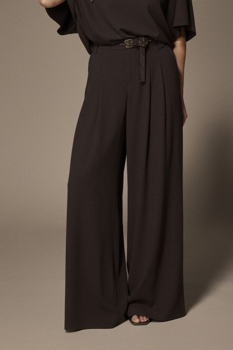 PAULETTE PANTS 040 Brown